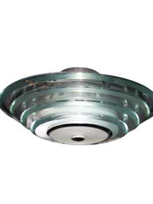 NETTO ΦΩΤΙΣΤΙΚΟ ΟΡΟΦΗΣ ΝΙΚΕΛΙΟ ΜΕΤΑΛΛΙΚΟ ΣΥΜΒΑΤΙΚΟ 2ΧG9 IP20 Φ300Χ120mm