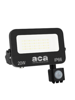 ΠΡΟΒΟΛΕΑΣ LED SMD ΜΑΥΡΟΣ ΜΕ ΑΙΣΘΗΤΗΡΑ 20W 3CCT 2000LM 185-265V RA>80 IP66