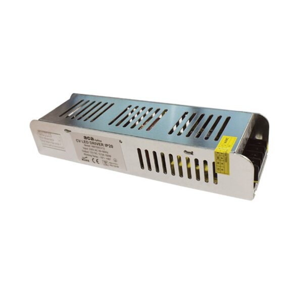 ΜΕΤΑΛΛΙΚΟ CV LED DRIVER 150W 230V AC12V DC 12.5A IP20 ΜΕ ΤΕΡΜΑΤΙΚΗ