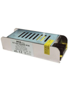 ΜΕΤΑΛΛΙΚΟ CV LED DRIVER 60W 230V AC12V DC 5A IP20 ΜΕ ΤΕΡΜΑΤΙΚΗ