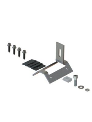 ΒΑΣΗ ΣΤΗΡΙΞΗΣ ΦΩΤΟΒΟΛΤΑΙΚΟ ΠΑΝΕΛ ΣΕ ΤΡΑΠΕΖΟΕΙΔΗ ΒΙΟΜΗΧΑΝΙΚΗ ΣΤΕΓΗ ΣΕΤ ΜΕ ΒΙΔΕΣ