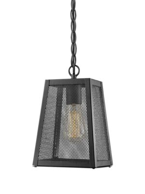 NISSA - ΦΑΝΑΡΙ ΚΗΠΟΥ ΚΡΕΜΑΣΤΟ ΑΤΣΑΛΙΝΟ ΜΑΥΡΟ ΣΥΜΒΑΤΙΚΟ 1XE27 IP44 180x140x1345mm