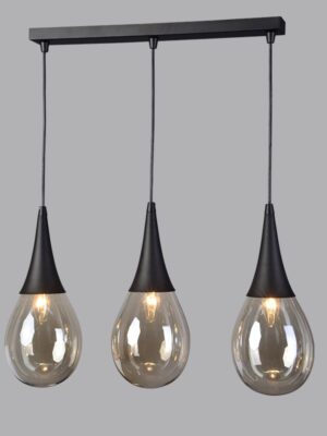 ΜΕΤΑΛ.ΚΡΕΜΑΣΤΟ Φ/Σ 3ΧΕ14 ΡΑΓΑ ΜΑΥΡΟ-ΚΕΧΡΙΜΠΑΡΙ ΓΥΑΛΙ 64Χ16cm ATENA