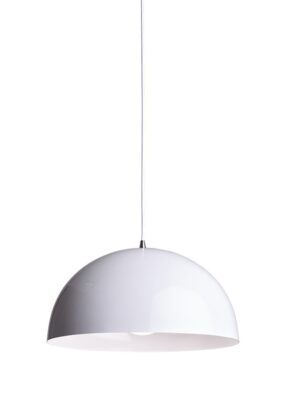 ΚΡΕΜΑΣΤΟ Φ/Σ 1XE27 ΜΕΤΑΛΛΙΚΟ ΛΕΥΚΟ Φ40cm MELINA