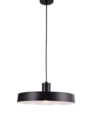 ΚΡΕΜΑΣΤΟ Φ/Σ 1ΧΕ27 ΜΕΤΑΛΛΙΚΟ ΜΑΥΡΟ Φ36ΧΗ120CM DOMENICA