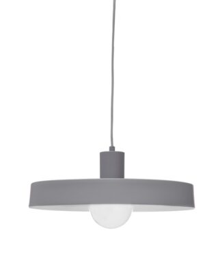 ΚΡΕΜΑΣΤΟ Φ/Σ 1ΧΕ27 ΜΕΤΑΛΛΙΚΟ ΓΚΡΙ Φ36ΧΗ120CM DOMENICA