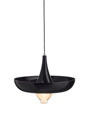 NETTO ΦΩΤΙΣΤΙΚΟ ΚΡΕΜΑΣΤΟ ΓΥΑΛΙΣΤΕΡΟ ΜΑΥΡΟ ΜΕΤΑΛΛΙΚΟ ΣΥΜΒΑΤΙΚΟ 1ΧΕ27 IP20 Φ400Χ1200mm