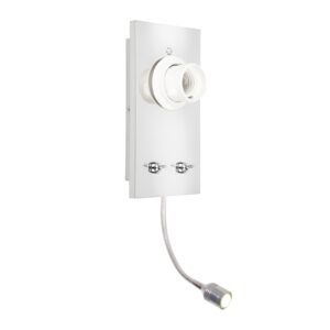 ΒΑΣΗ ΑΠΛΙΚΑΣ ΧΡΩΜΙΟΥ ΜΕΤΑΛΛΙΚΗ ΣΥΜΒΑΤΙΚΗ/LED 1XE27+3W IP20 ΔΙΑΚΟΠ PYTHON