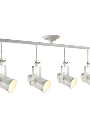 NETTO ΦΩΤΙΣΤΙΚΟ ΟΡΟΦΗΣ ΛΕΥΚΗ ΠΑΤΙΝΑ ΜΕΤΑΛΛΙΚΟ ΣΥΜΒΑΤΙΚΟ 4ΧΕ27 IP20 150Χ380mm