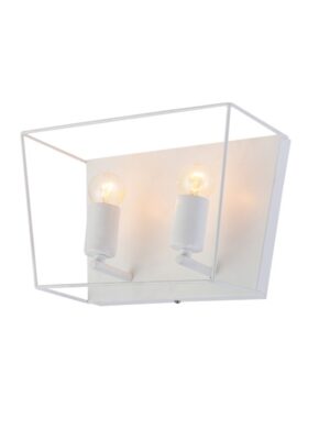 NETTO ΦΩΤΙΣΤΙΚΟ ΕΠΙΤΟΙΧΟ ΛΕΥΚΟ ΜΑΤ ΜΕΤΑΛΛΙΚΟ ΣΥΜΒΑΤΙΚΟ 1ΧΕ27 IP20 300Χ155mm