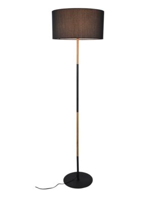 ΕΠΙΔΑΠΕΔΙΟ Φ/Σ 1ΧΕ27 ΜΑΥΡΟ ΜΕΤΑΛΛ.ΑΠ.ΞΥΛ.ΑΜΠΑΖΟΥΡ Φ45ΧΗ165CM YASMINE