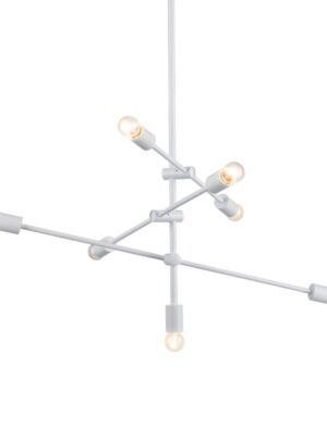 NETTO ΦΩΤΙΣΤΙΚΟ ΚΡΕΜΑΣΤΟ ΛΕΥΚΟ ΜΑΤ ΜΕΤΑΛΛΙΚΟ ΣΥΜΒΑΤΙΚΟ 7ΧΕ27 IP20 840Χ1100mm