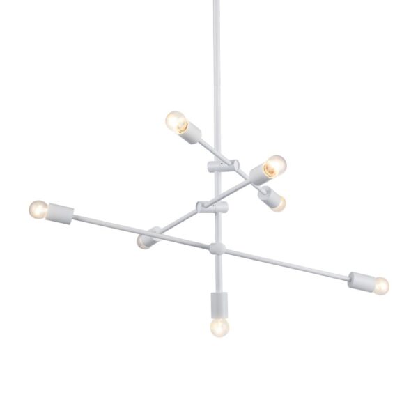 NETTO ΦΩΤΙΣΤΙΚΟ ΚΡΕΜΑΣΤΟ ΛΕΥΚΟ ΜΑΤ ΜΕΤΑΛΛΙΚΟ ΣΥΜΒΑΤΙΚΟ 7ΧΕ27 IP20 840Χ1100mm