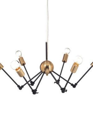 NETTO ΦΩΤΙΣΤΙΚΟ ΚΡΕΜΑΣΤΟ ΜΑΥΡΟ ΜΑΤ ΜΕΤΑΛΛΙΚΟ ΣΥΜΒΑΤΙΚΟ 1ΧΕ27 IP20 Φ760Χ1500mm