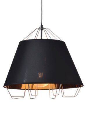 NETTO ΦΩΤΙΣΤΙΚΟ ΚΡΕΜΑΣΤΟ ΜΑΥΡΟ ΜΕΤΑΛΛΙΚΟ ΣΥΜΒΑΤΙΚΟ 1ΧΕ27 IP20 Φ470Χ1200mm