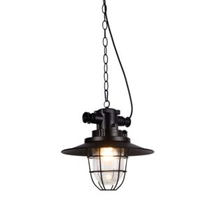 NETTO ΦΩΤΙΣΤΙΚΟ ΚΡΕΜΑΣΤΟ ΜΑΥΡΟ ΜΑΤ ΜΕΤΑΛΛΙΚΟ ΣΥΜΒΑΤΙΚΟ 1ΧΕ27 IP20 Φ300Χ1200mm