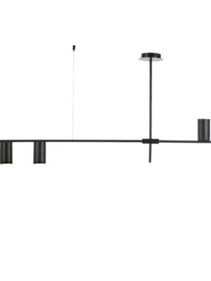 ΟΡΟΦΗΣ Φ/Σ 3ΧGU10 ΜΑΥΡΟ ΜΕΤΑΛΛΙΚΟ 130Χ12ΧΗ53CM ARISTO