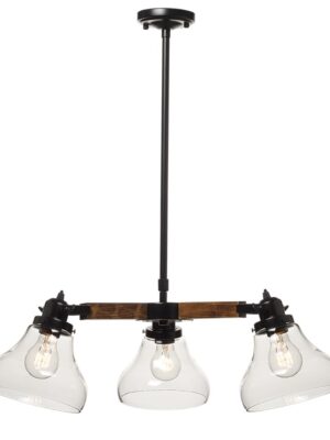 NETTO ΦΩΤΙΣΤΙΚΟ ΚΡΕΜΑΣΤΟ ΜΑΥΡΟ ΜΑΤ ΜΕΤΑΛΛΙΚΟ ΣΥΜΒΑΤΙΚΟ 3ΧΕ27 IP20 Φ600Χ700-1210mm