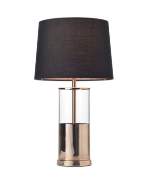 ΕΠΙΤΡΑΠΕΖΙΟ Φ/Σ 1ΧΕ27 ΟΡΕΙΧΑΛΚΟ ΓΥΑΛΙ+ΑΜΠΑΖΟΥΡ Φ25ΧΗ45CM RENOUAR