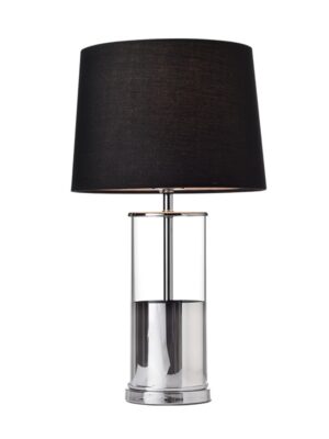 ΕΠΙΤΡΑΠΕΖΙΟ Φ/Σ 1ΧΕ27 ΧΡΩΜΙΟ ΓΥΑΛΙ+ΑΜΠΑΖΟΥΡ Φ25ΧΗ45CM RENOUAR