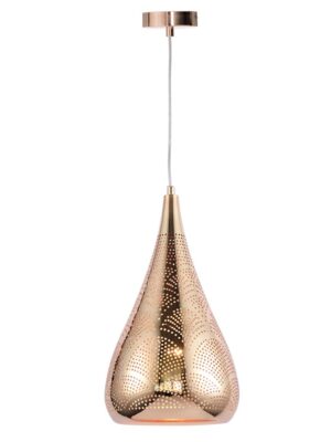 NETTO ΦΩΤΙΣΤΙΚΟ ΚΡΕΜΑΣΤΟ ΓΥΑΛΙΣΤΟ ΧΑΛΚΙΝΟ ΜΕΤΑΛΛΙΚΗ ΣΥΜΒΑΤΙΚΗ 1ΧΕ27 IP20 Φ230Χ1600mm