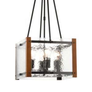 NETTO ΦΩΤΙΣΤΙΚΟ ΚΡΕΜΑΣΤΟ ΜΑΥΡΟ ΜΑΤ ΜΕΤΑΛΛΙΚΟ ΣΥΜΒΑΤΙΚΟ 4ΧΕ27 IP20 330Χ330Χ750mm