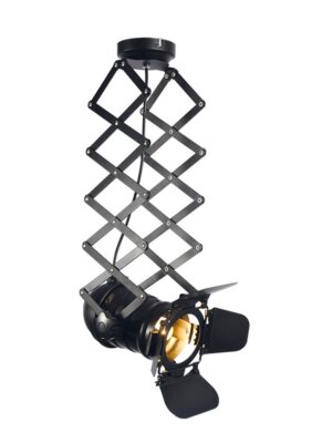 ALMODOVAR-ΦΩΤΙΣΤΙΚΟ ΟΡΟΦΗΣ ΜΑΥΡΟ ΜΑΤ ΜΕΤΑΛΛΙΚΟ ΣΥΜΒΑΤΙΚΟ 1ΧΕ27 IP20  20Χ34Χ90CM