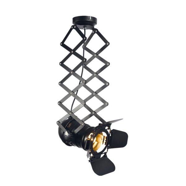 ALMODOVAR-ΦΩΤΙΣΤΙΚΟ ΟΡΟΦΗΣ ΜΑΥΡΟ ΜΑΤ ΜΕΤΑΛΛΙΚΟ ΣΥΜΒΑΤΙΚΟ 1ΧΕ27 IP20  20Χ34Χ90CM