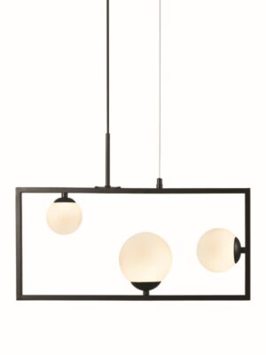 NETTO ΦΩΤΙΣΤΙΚΟ ΚΡΕΜΑΣΤΟ ΜΑΥΡΟ ΜΕΤΑΛΛΙΚΟ ΣΥΜΒΑΤΙΚΟ 3ΧG9 IP20 540Χ1200mm