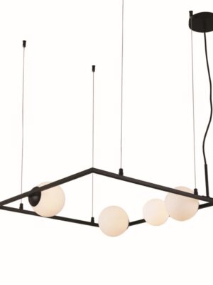 NETTO ΦΩΤΙΣΤΙΚΟ ΚΡΕΜΑΣΤΟ ΜΑΥΡΟ ΜΕΤΑΛΛΙΚΟ ΣΥΜΒΑΤΙΚΟ 4ΧG9 IP20 580Χ1200mm