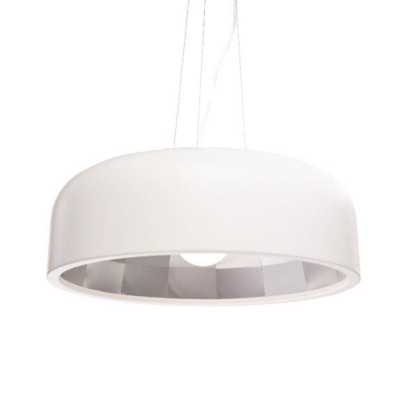 NETTO ΚΡΕΜΑΣΤΟ ΜΕΤΑΛΛΟ - ΑΛΟΥΜΙΝΙΟ ΛΕΥΚΟ Φ50CM 1XE27