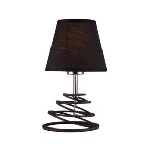 NETTO ΦΩΤΙΣΤΙΚΟ ΕΠΙΤΡΑΠΕΖΙΟ ΜΑΥΡΟ ΜΑΤ ΜΕΤΑΛΛΙΚΟ ΣΥΜΒΑΤΙΚΟ 1ΧΕ27 IP20 Φ150Χ280mm