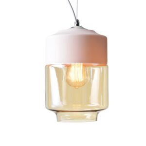 NETTO ΦΩΤΙΣΤΙΚΟ ΚΡΕΜΑΣΤΟ ΛΕΥΚΟ ΜΑΤ ΓΥΑΛΙΝΟ ΣΥΜΒΑΤΙΚΟ 1ΧΕ27 IP20 Φ180Χ1200mm