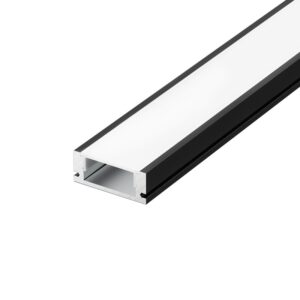 MINI ΜΑΥΡΟ ΠΡΟΦΙΛ ΑΛΟΥΜΙΝΙΟΥ ΜΕ ΟΠΑΛ ΚΑΛΥΜΜΑ