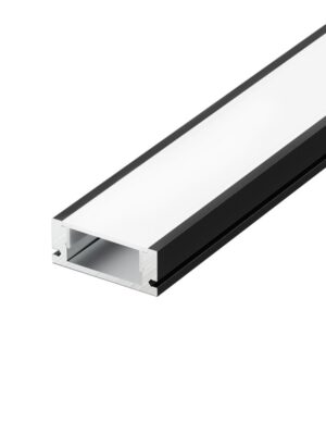 MINI ΜΑΥΡΟ ΠΡΟΦΙΛ ΑΛΟΥΜΙΝΙΟΥ ΜΕ ΟΠΑΛ ΚΑΛΥΜΜΑ