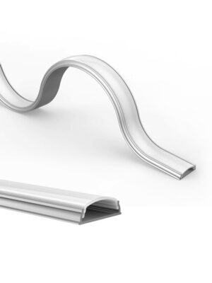 WHIP ALUMINUM PROFILE P114N WITH OPAL PC DIFFUSER 2m/pc