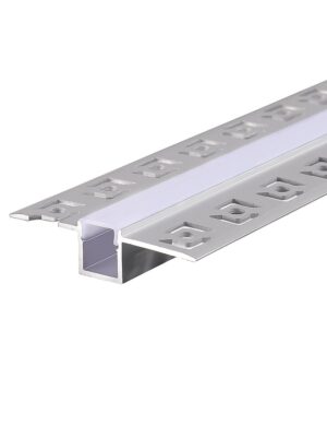 JADE ΠΡΟΦΙΛ ΑΛΟΥΜΙΝΙΟΥ TRIMLESS  ΜΕ ΟΠΑΛ PC ΚΑΛΥΜΜΑ 2m/τμχ