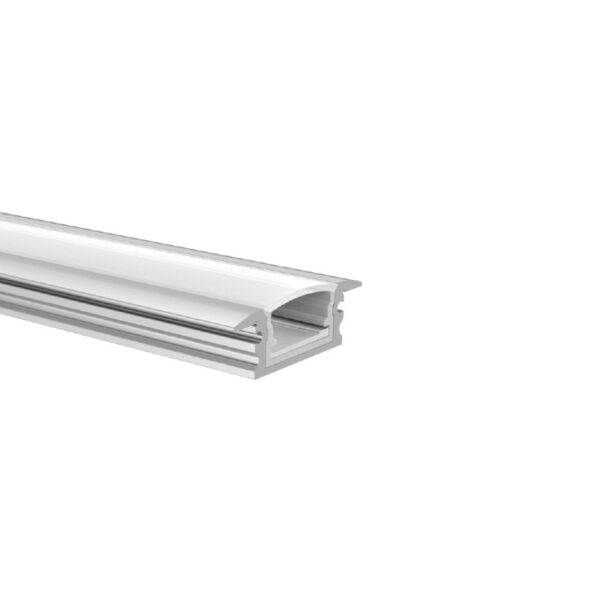 ΥΠΟ ΚΑΤΑΡΓΗΣΗ EDITH ALUMINUM WATERPROOF PROFILE P147 WITH OPAL PC DIFFUSER 2m/pc