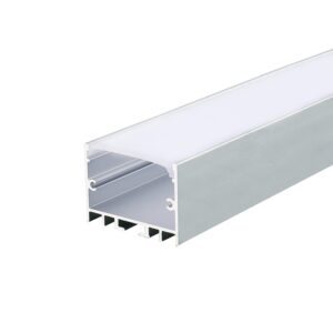 CORa ΠΡΟΦΙΛ ΑΛΟΥΜΙΝΙΟΥ ΟΡΟΦΗΣ/ΕΠΙΤΟΙΧΟ/ ΚΡΕΜΑΣΤΟ ΜΕ ΟΠΑΛ PC ΚΑΛΥΜΜΑ 2m/τμχ