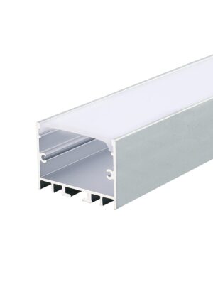 CORa ΠΡΟΦΙΛ ΑΛΟΥΜΙΝΙΟΥ ΟΡΟΦΗΣ/ΕΠΙΤΟΙΧΟ/ ΚΡΕΜΑΣΤΟ ΜΕ ΟΠΑΛ PC ΚΑΛΥΜΜΑ 2m/τμχ