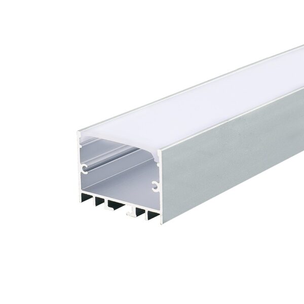 CORa ΠΡΟΦΙΛ ΑΛΟΥΜΙΝΙΟΥ ΟΡΟΦΗΣ/ΕΠΙΤΟΙΧΟ/ ΚΡΕΜΑΣΤΟ ΜΕ ΟΠΑΛ PC ΚΑΛΥΜΜΑ 2m/τμχ