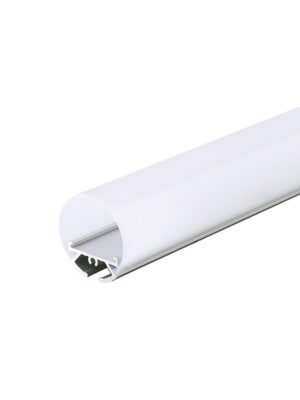 VELOR ULTRA MINI ΠΡΟΦΙΛ ΑΛΟΥΜΙΝΙΟΥ ΜΕ ΟΠΑΛ ΚΑΛΥΜΜΑ Φ30