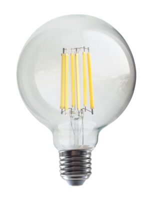LED FILAMENT E27 G95 12W 2700K 230V AC 1540LM RA80 30000H 360°
