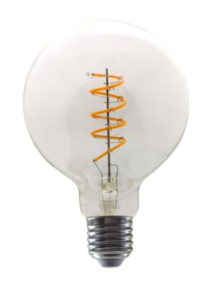 LED FILAMENT E27 DIM G95 4W SPIRAL 1800K 230V AC 300LM RA80 30000H 360°