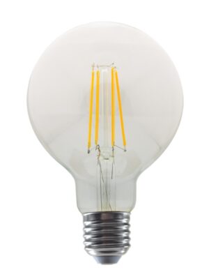 LED FILAMENT E27 G95 8W 2700K 230V AC 980LM RA80 30000H 360°