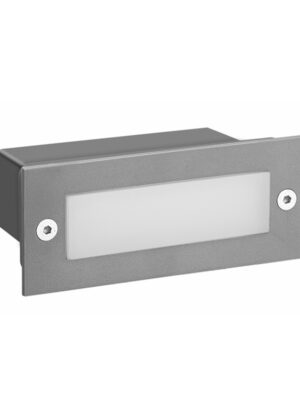 LED STEP LUMINAIRE 110X44 G 2W 3000K 90Lm 230V IP54 RA80