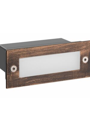 LED STEP LUMINAIRE 110X44 R 2W 3000K 90Lm 230V IP54 RA80