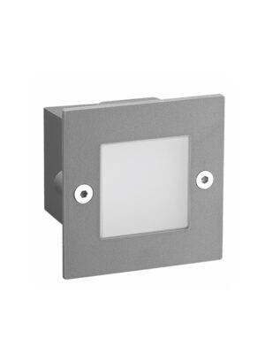 LED STEP LUMINAIRE 70X70 G 2W 6000K 100Lm 230V IP54 RA80