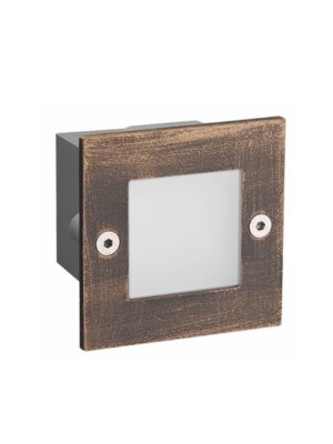 LED STEP LUMINAIRE 70X70 R 2W 6000K 100Lm 230V IP54 RA80