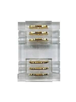 CONNECTOR FOR COB RGB CCT STRIP 12mm WIDTH PCB 6P WITHOUT DARK SEGMENTS